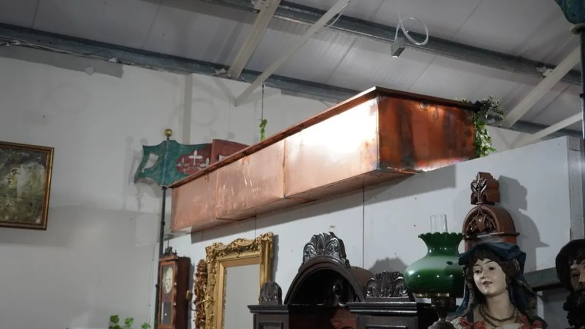 Vintage Copper Planters - Image 3