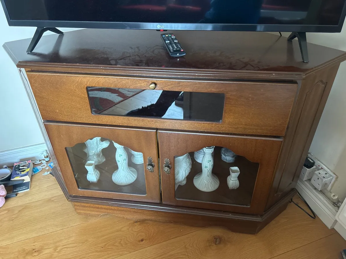 Mahogany TV cabinet