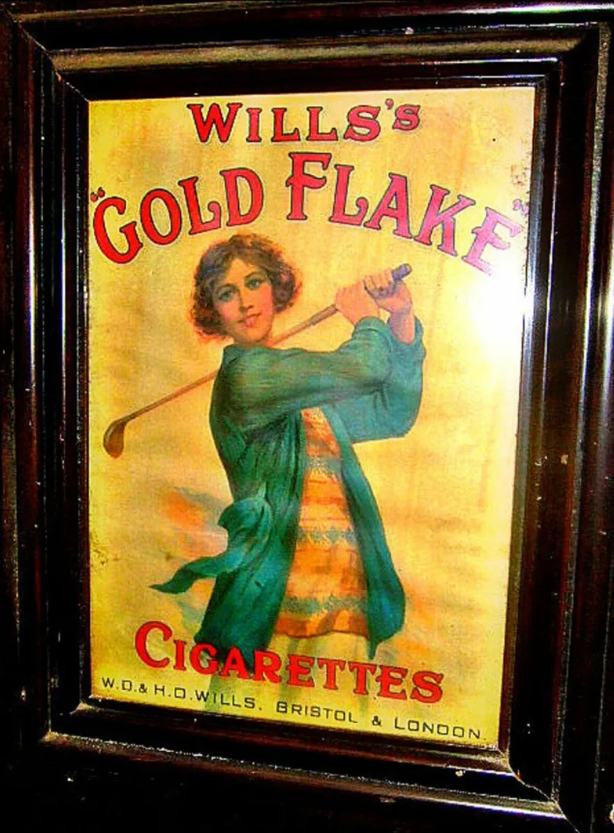Vintage Framed Wills Advertisement - Image 1