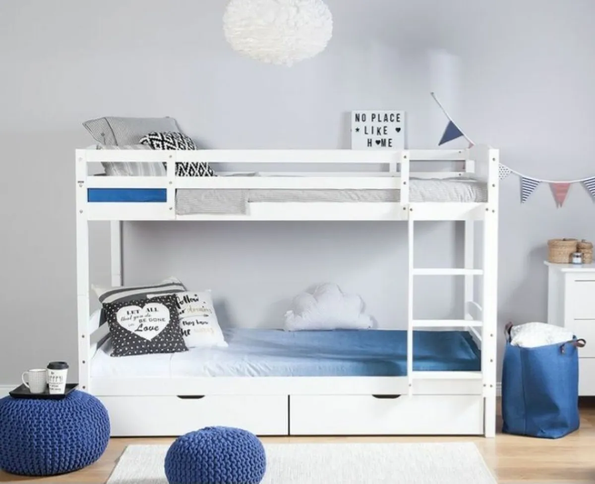 2-tier bunk bed 0.9×2m - Image 2