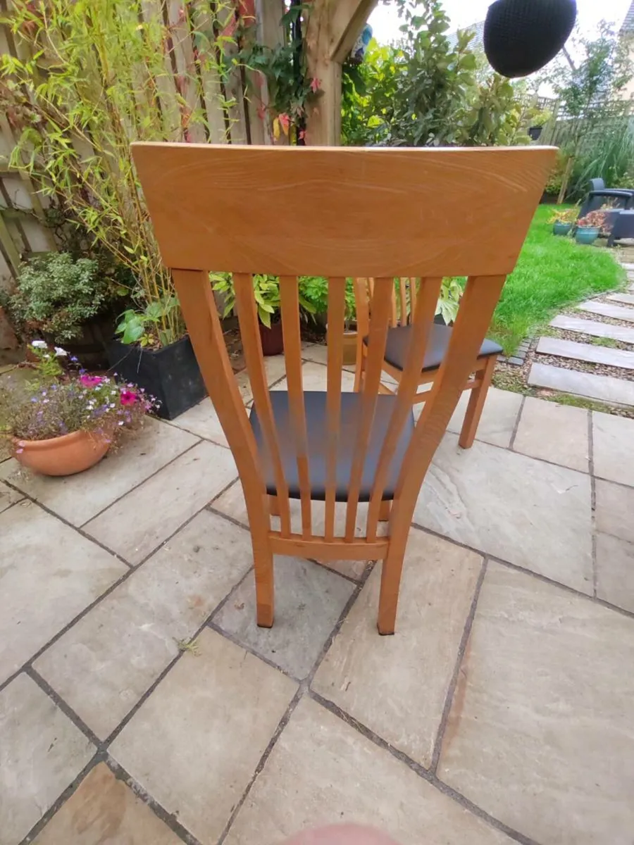 6 kitchen dining chairs - Image 2