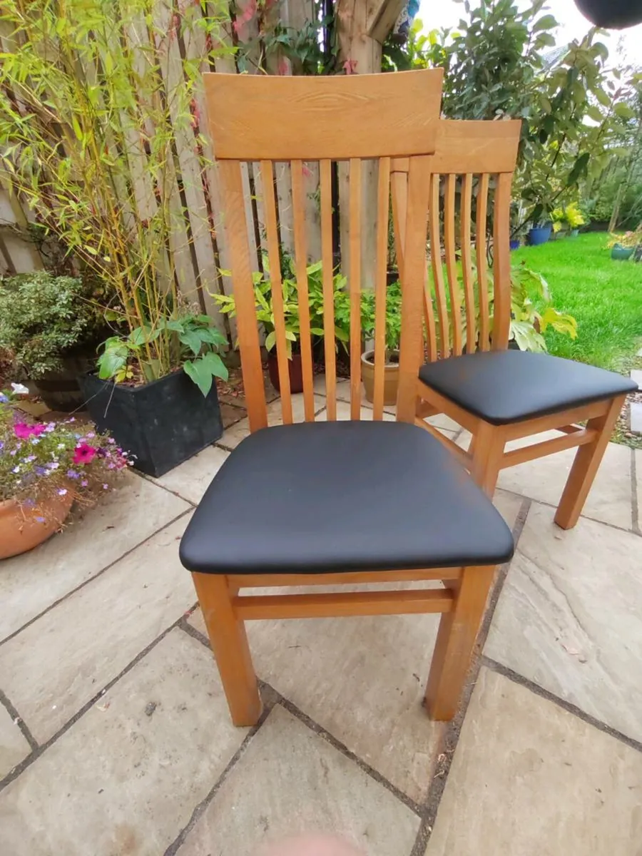 6 kitchen dining chairs - Image 4