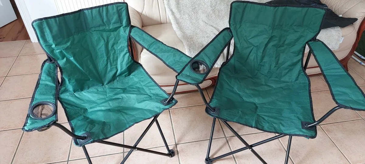 Camping chairs, set of two - Image 1
