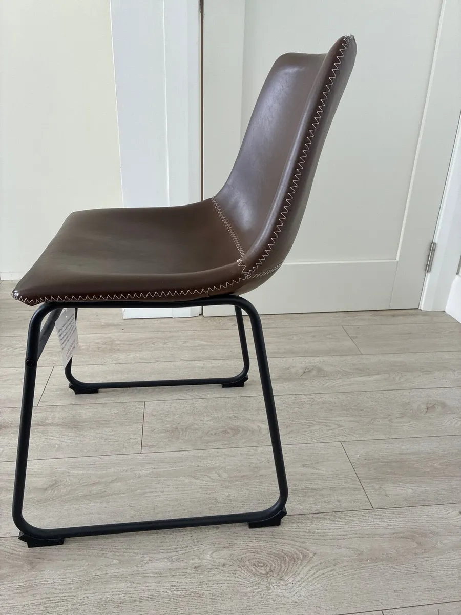 Dining Chairs Brown - Image 2