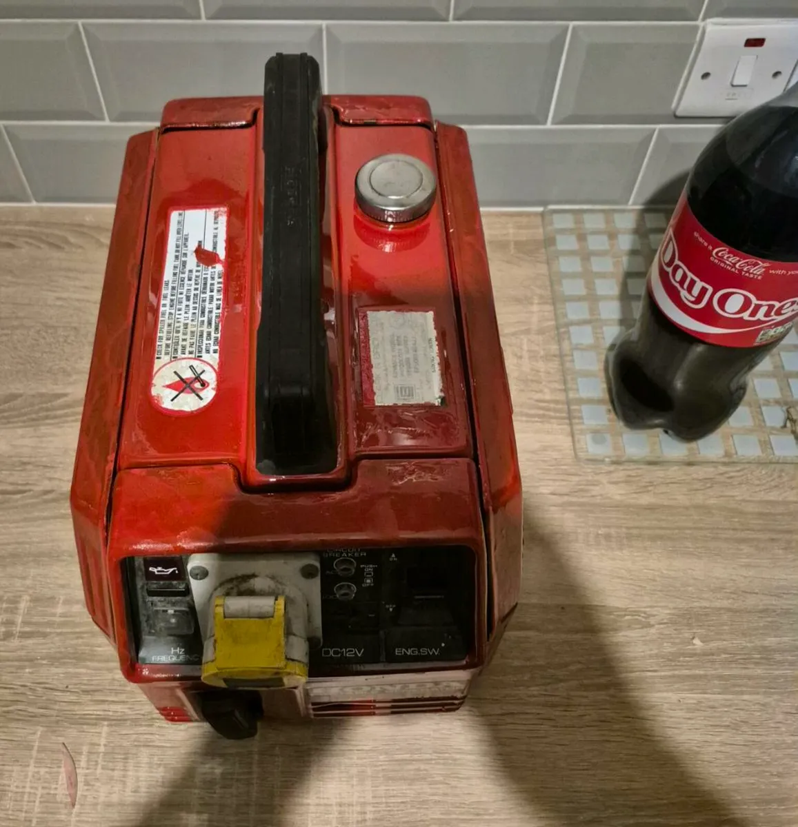 HONDA EX500 PETROL PORTABLE GENERATOR. 120V WORKIN - Image 2