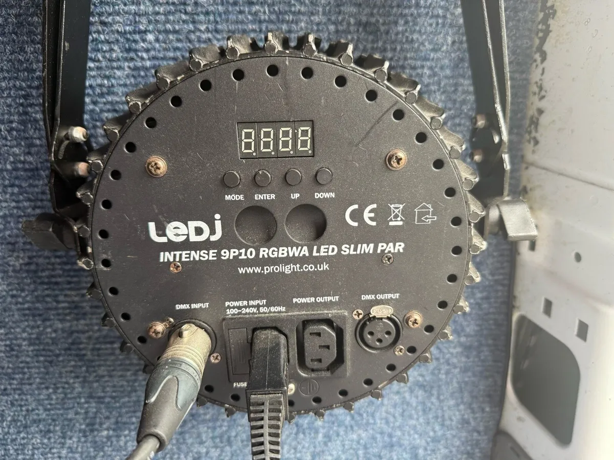 LEDJ Intense 9P10 RGBWA LED Slim Par - Image 3