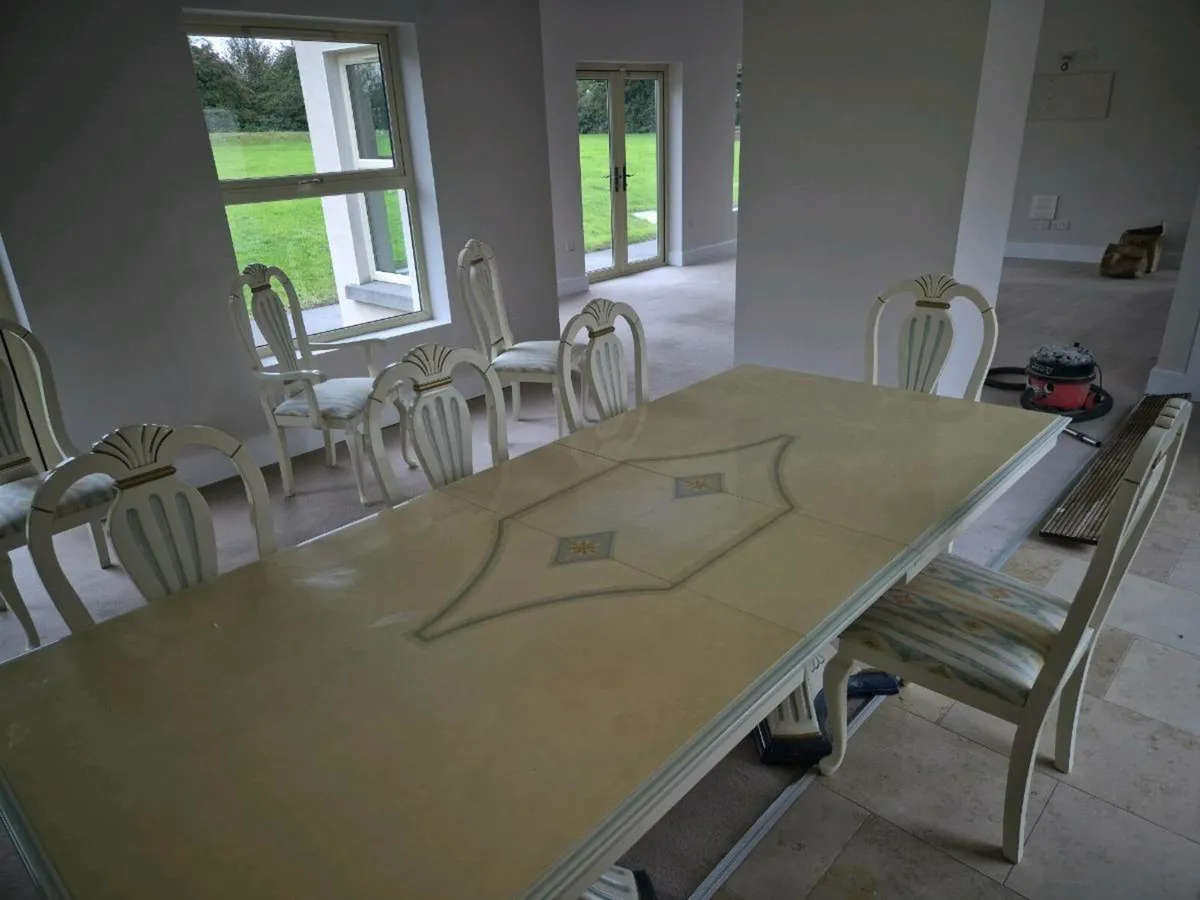Extendable Table and side press with mirror - Image 1