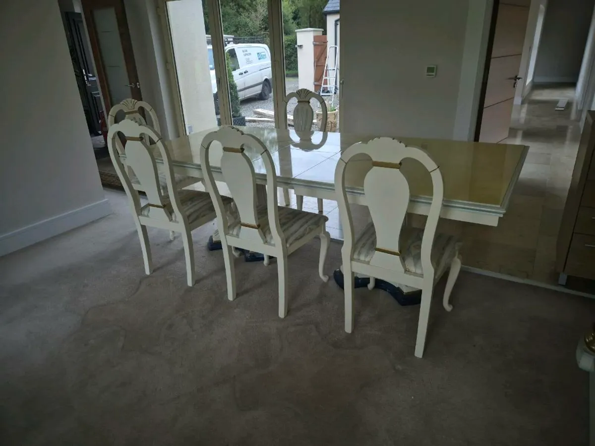 Extendable Table and side press with mirror - Image 4