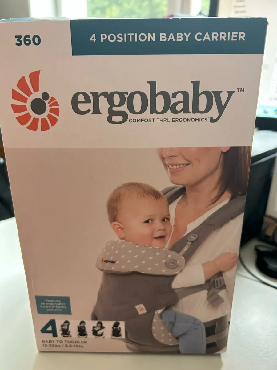 Ergo Baby 4 Position 360 Carrier Dewy Grey - Image 3