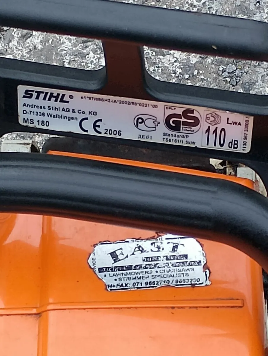 Stihl ms180 chainsaw - Image 3