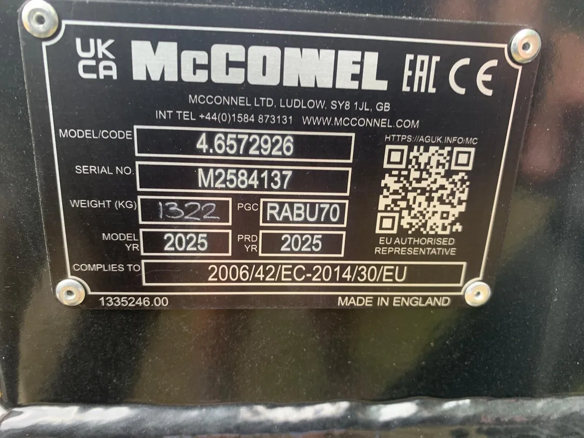 MCCONNEL PA6572T REVOLUTION - Image 2