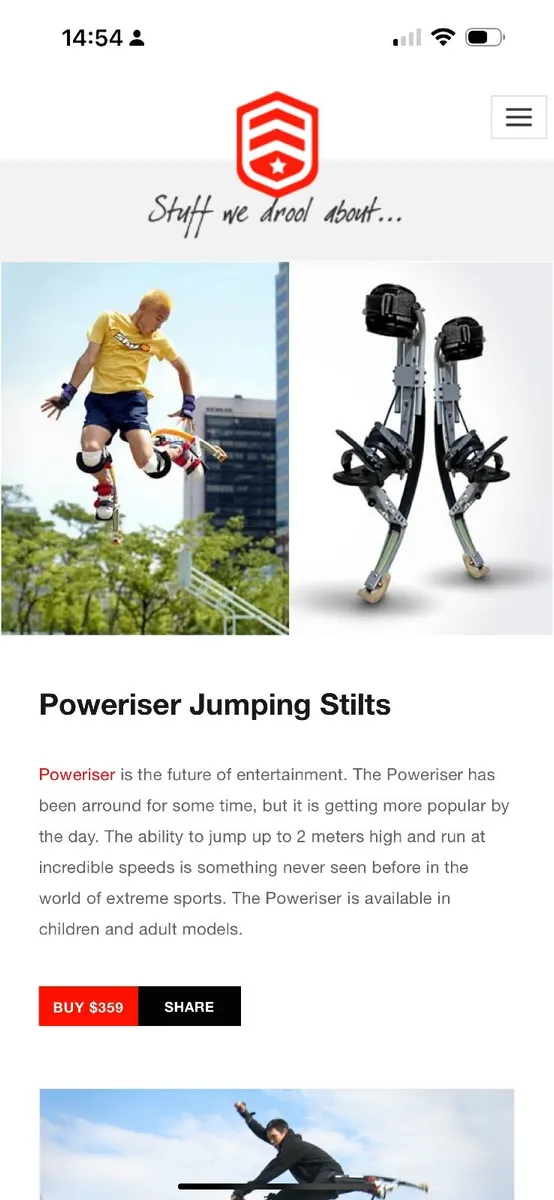 Poweriser bouncing stilts - Image 2