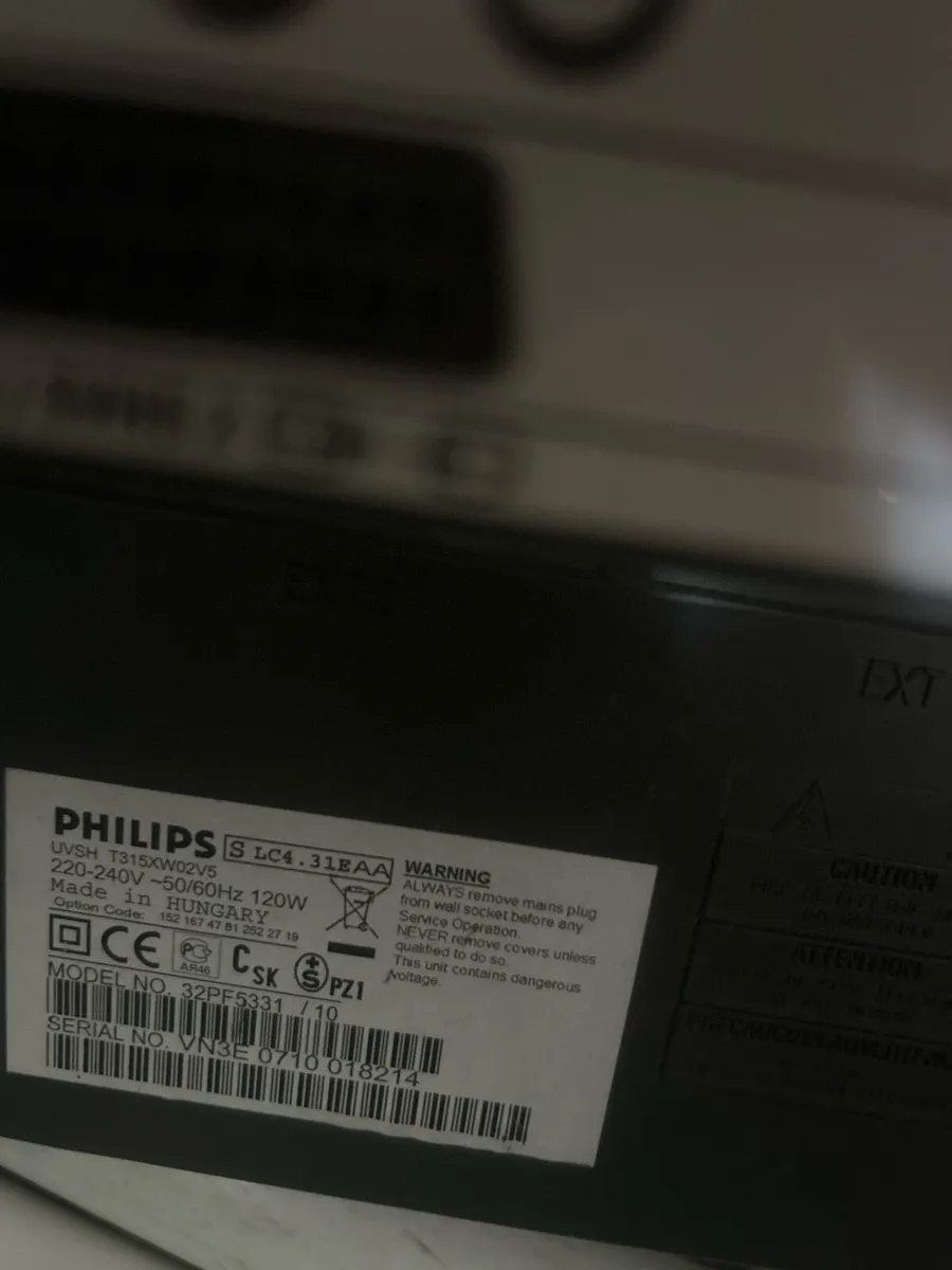 Philips tv flat x 5 - Image 4