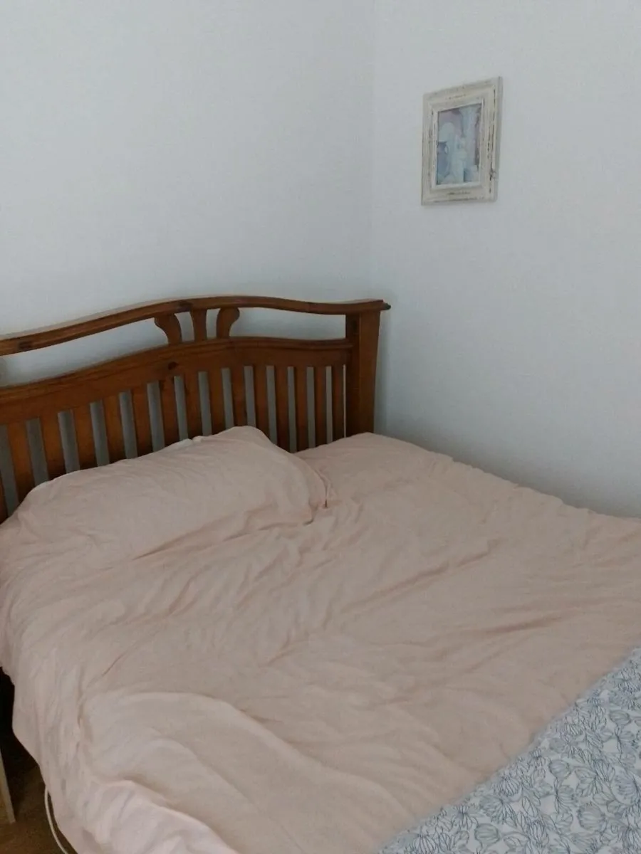 DOUBLE BED & MATTRESS - Image 1