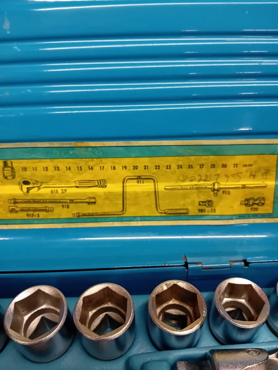 Vintage hazet sockets - Image 1