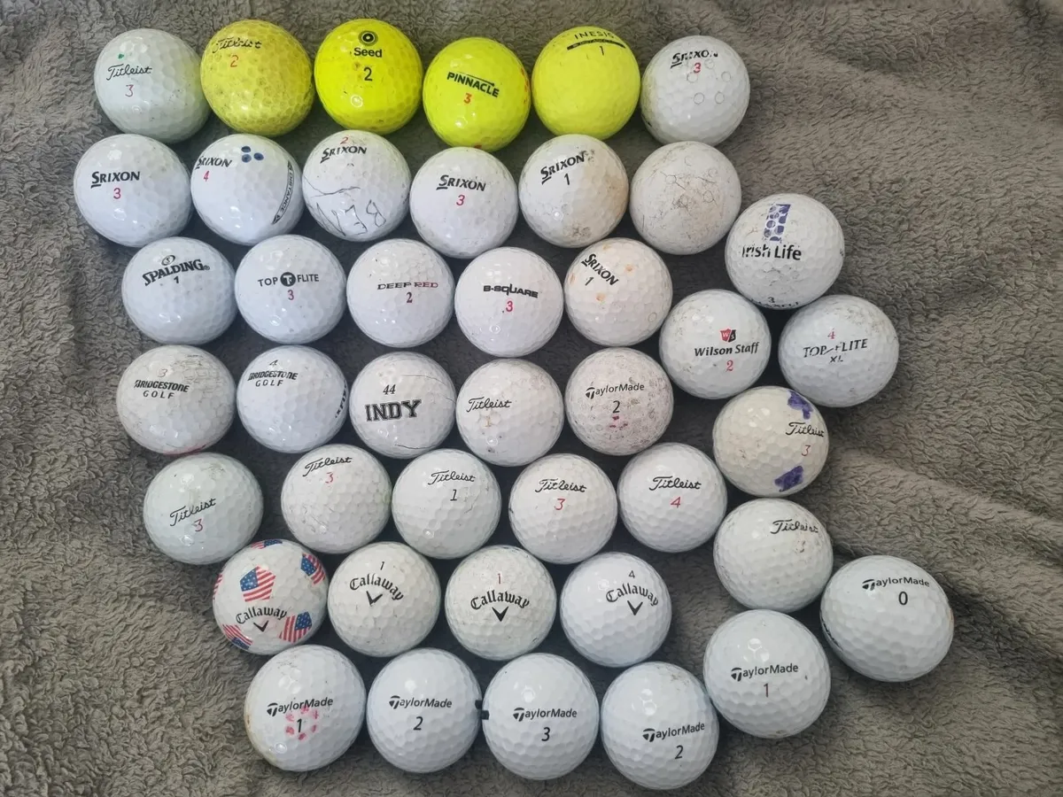 Golf balls x 42