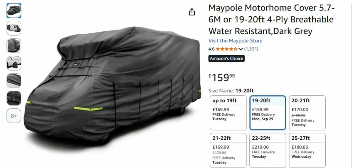 MOTORHOME COVER