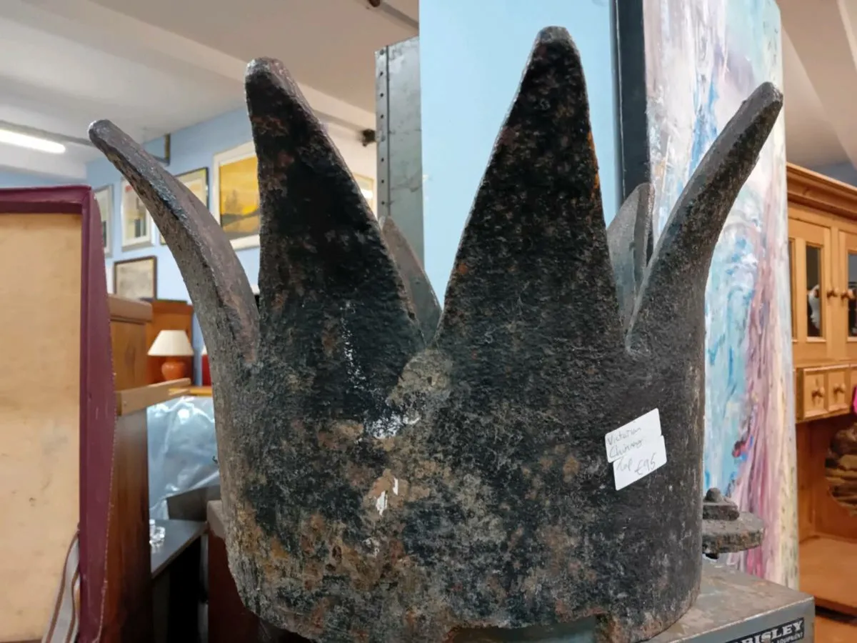 Victorian Iron Chimney Sconce