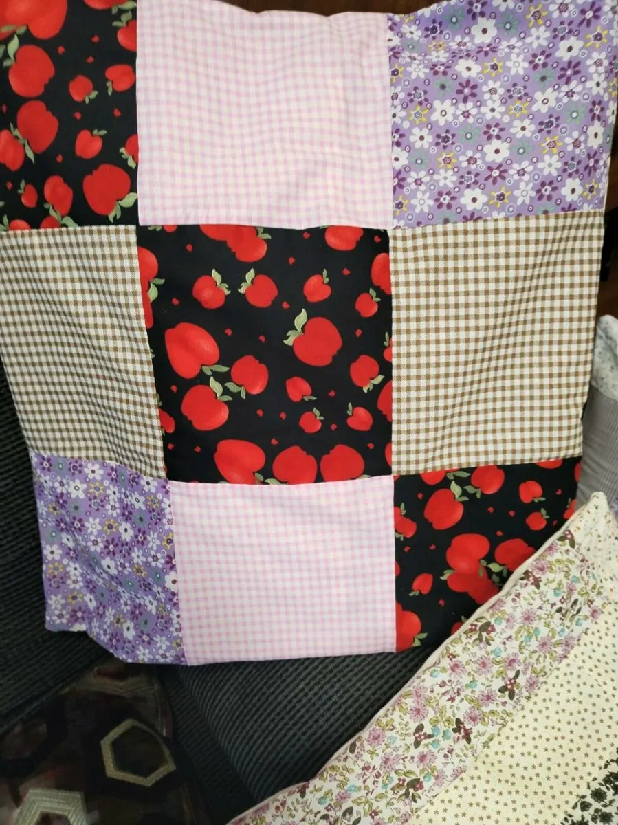 Hand made patch work cushion covers - Image 2