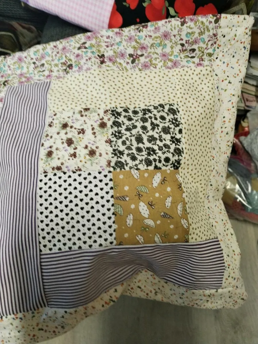 Hand made patch work cushion covers - Image 3