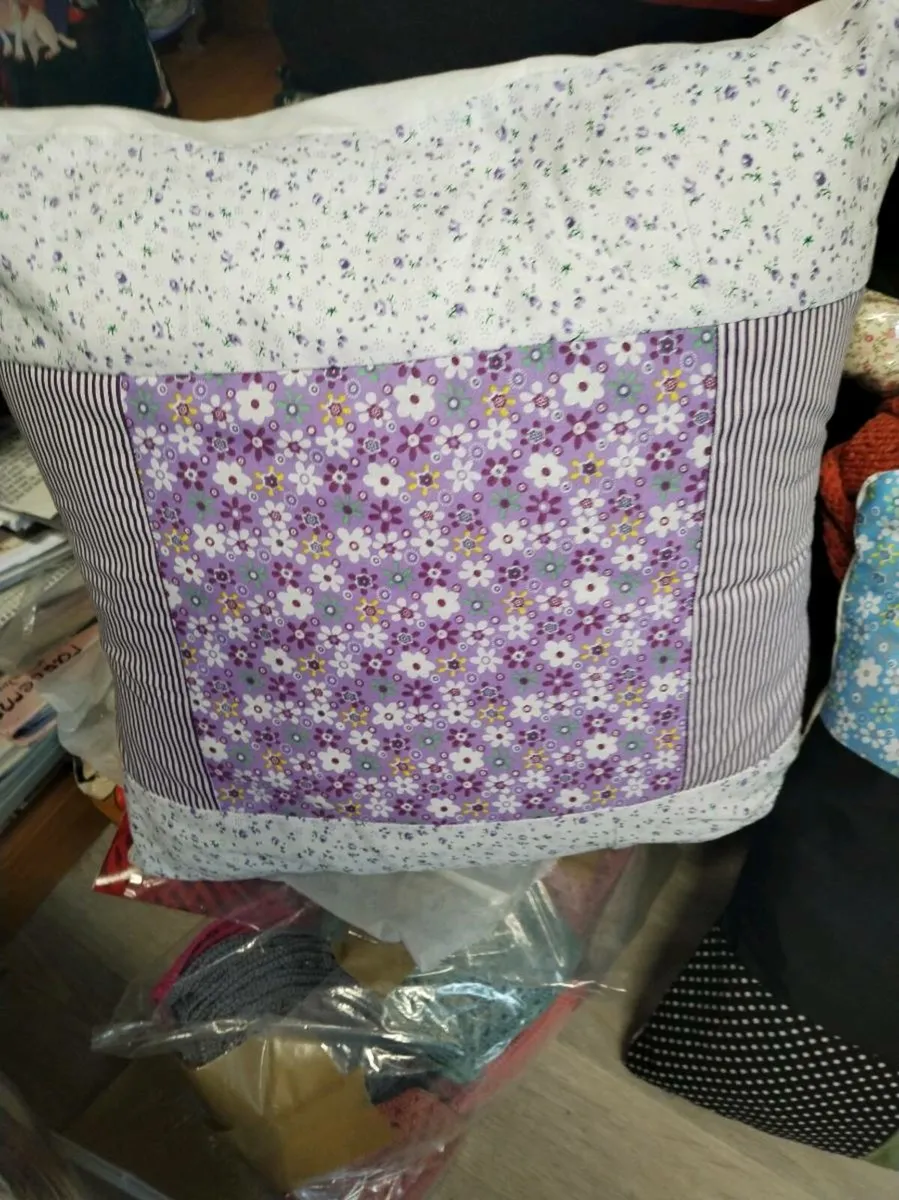 Hand made patch work cushion covers - Image 4