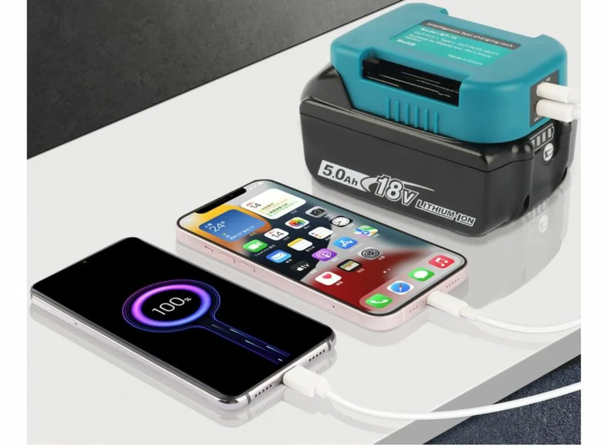USB Charger Compatible with Makita 18V Battery