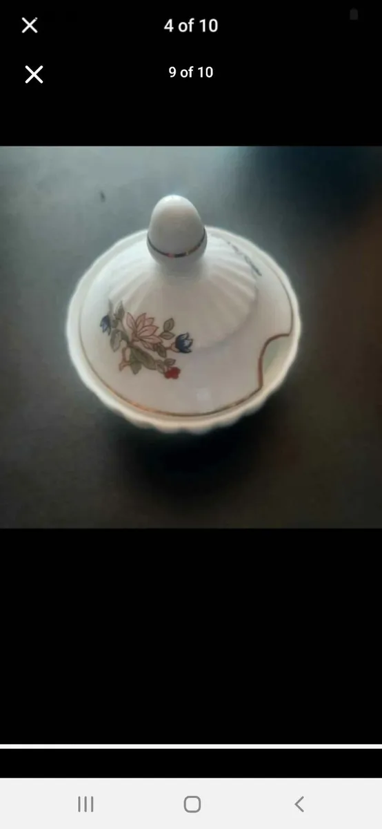 Royal Tara vase, salt &peppe and ring dish - Image 2