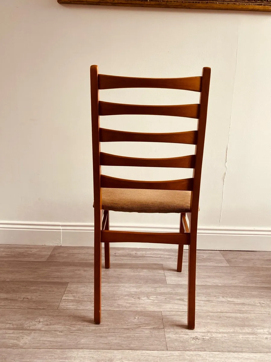 Mid Century Ladderback Dining Chairs - Image 4