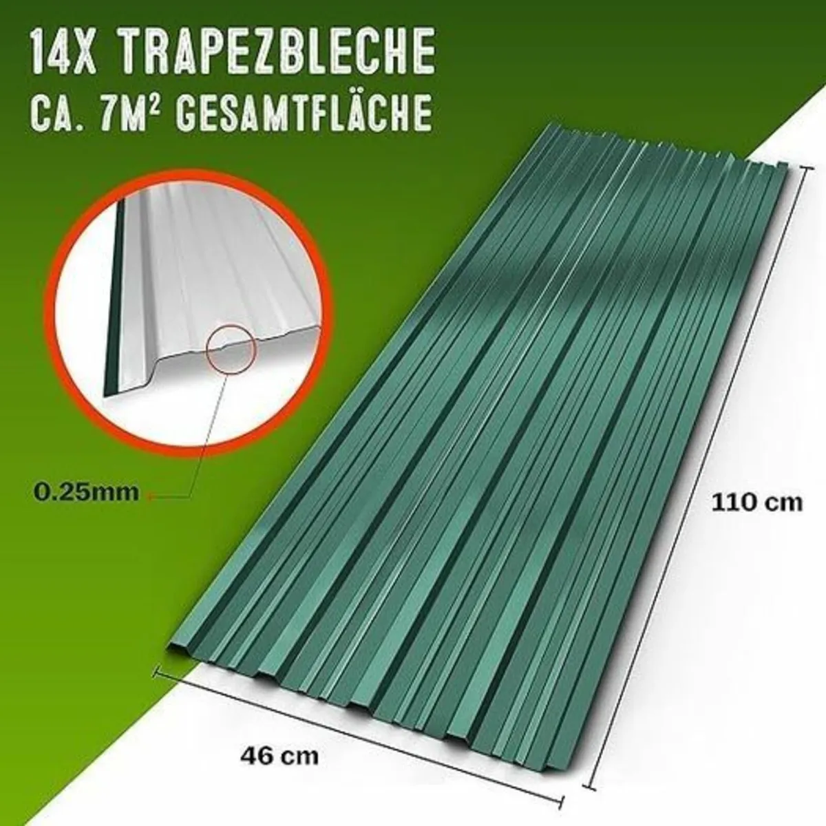 14 X Trapezoidal Sheet Free Delivery - Image 3