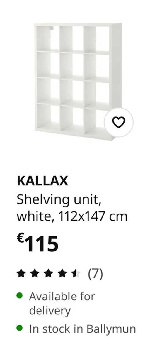 2 X IKEA kallax 3x4 - Image 4