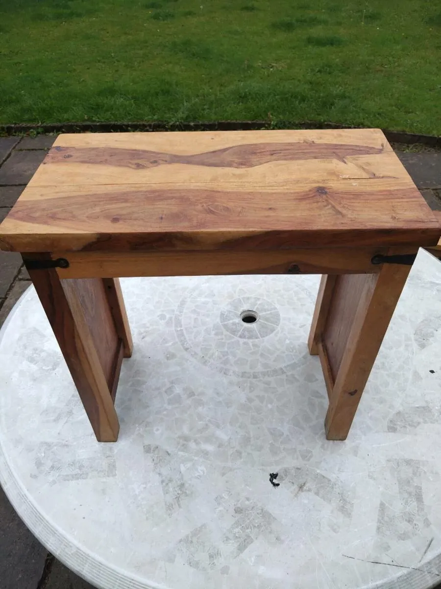 SpaltedBeech side tables - Image 1