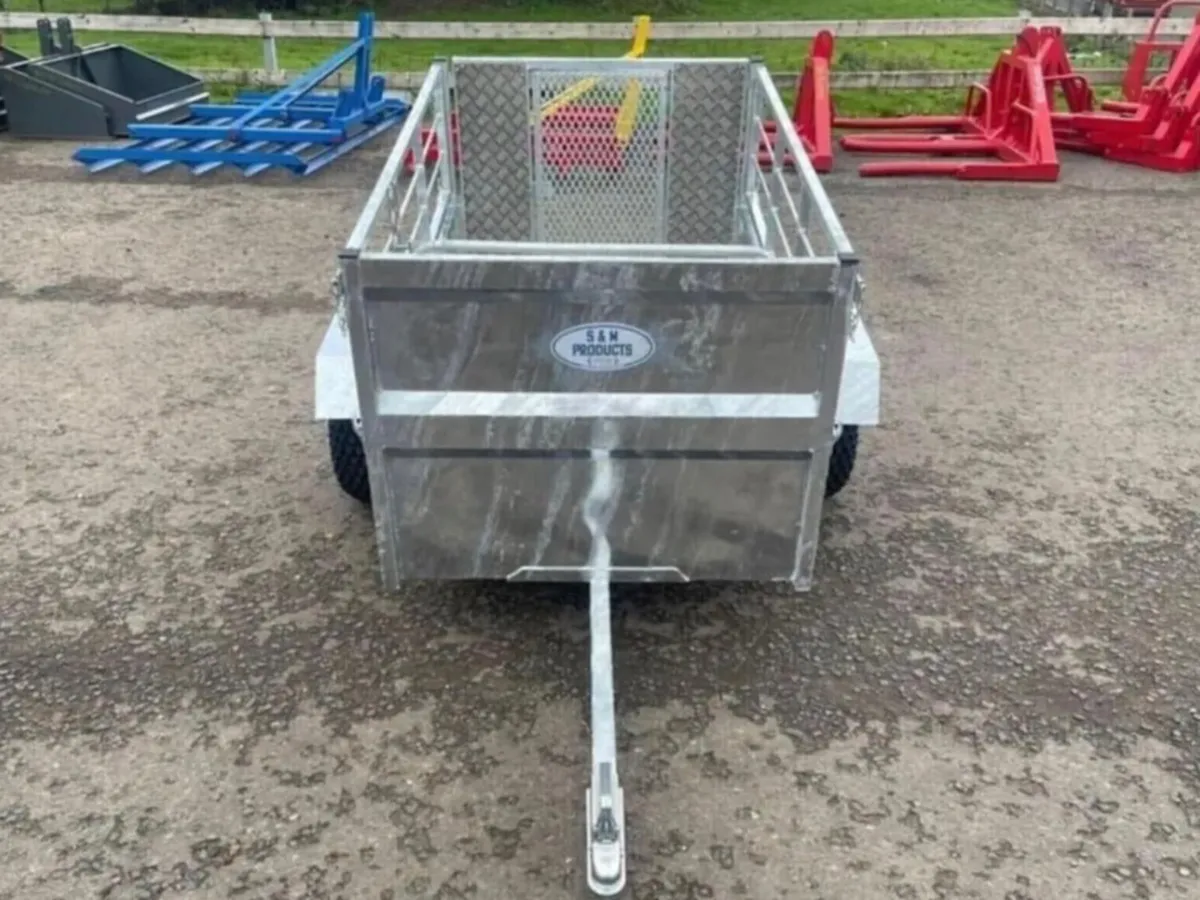 TRAILER 5x3 QUAD SHEEP WITH DIVISION GATE - Image 2