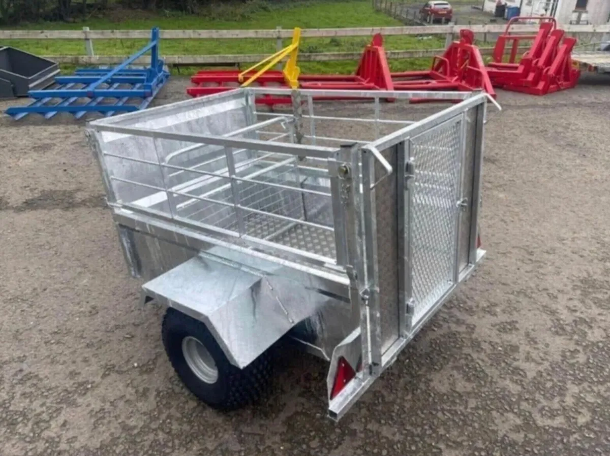 TRAILER 5x3 QUAD SHEEP WITH DIVISION GATE - Image 4