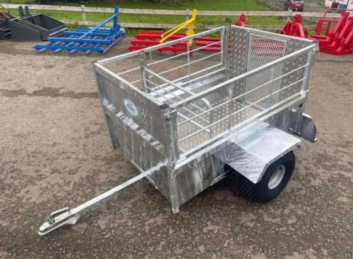 TRAILER 5x3 QUAD SHEEP WITH DIVISION GATE - Image 3