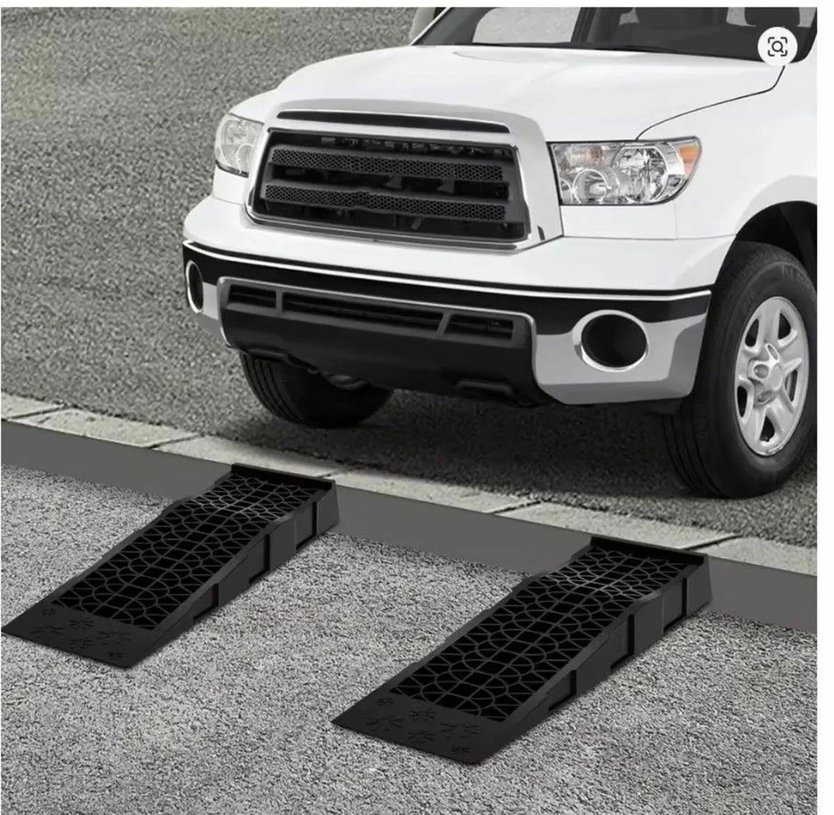 3T Extra Wide Car Ramps Pair Heavy Duty Plastic Lo - Image 3