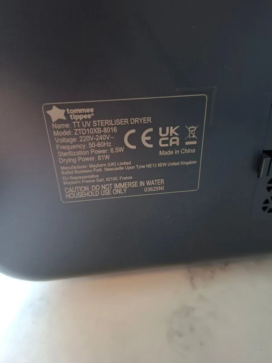 Tommee Tippee UV Steriliser - Image 2