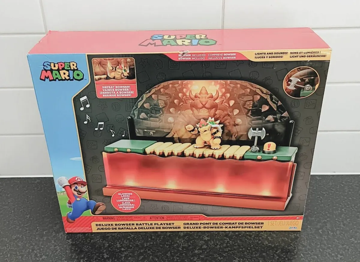 super mario deluxe bowser battle playset (NEW) - Image 1