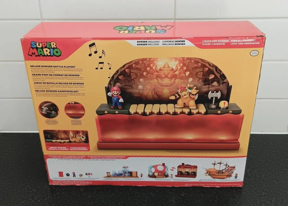 super mario deluxe bowser battle playset (NEW) - Image 2