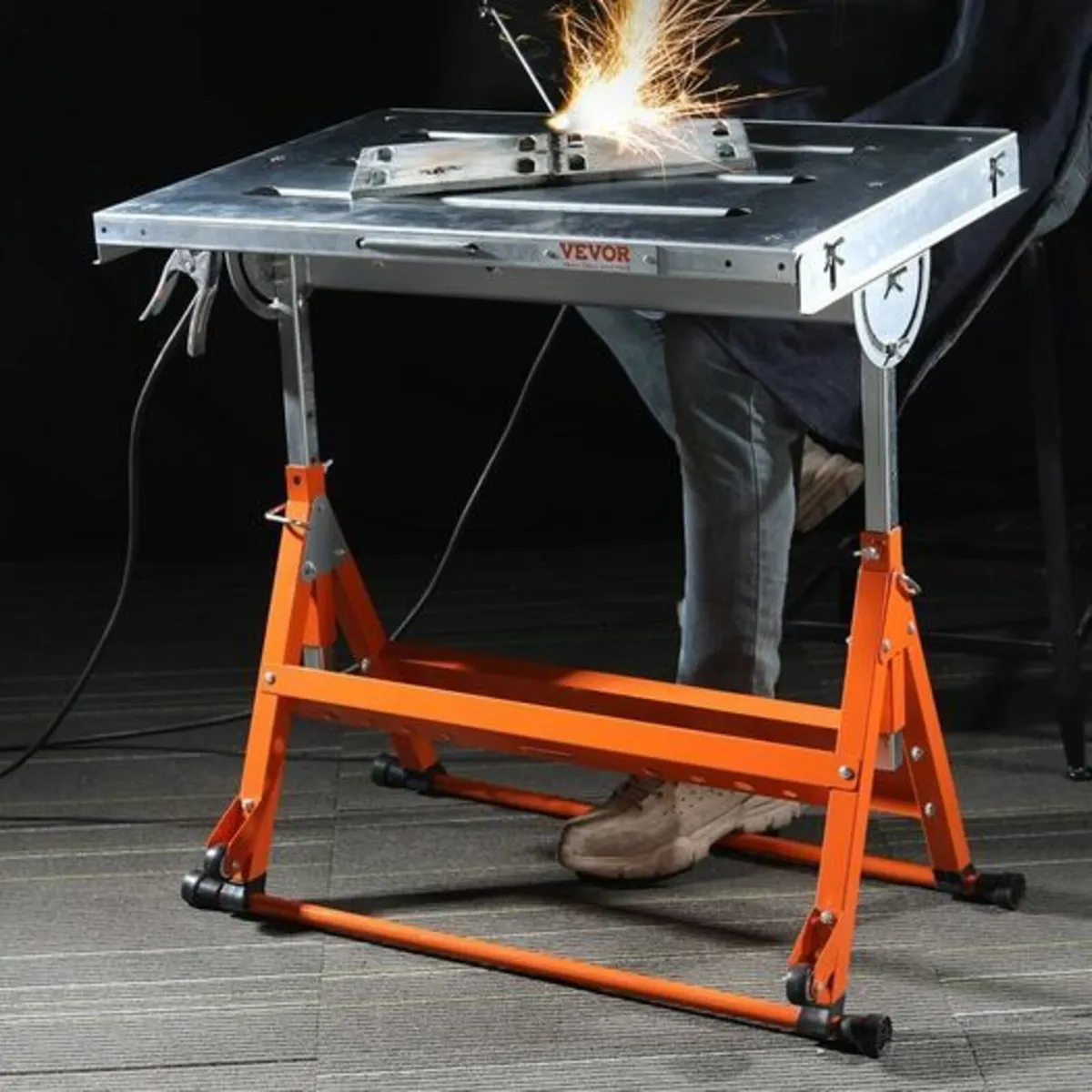 Welding Table 30" x 20", 400lbs Load Capacity Stee - Image 1