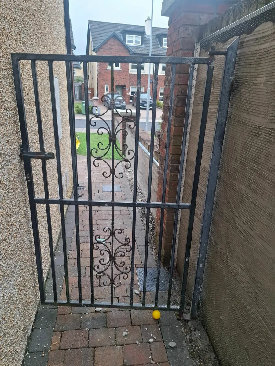 Wrought Iron Side Entrance Gate
