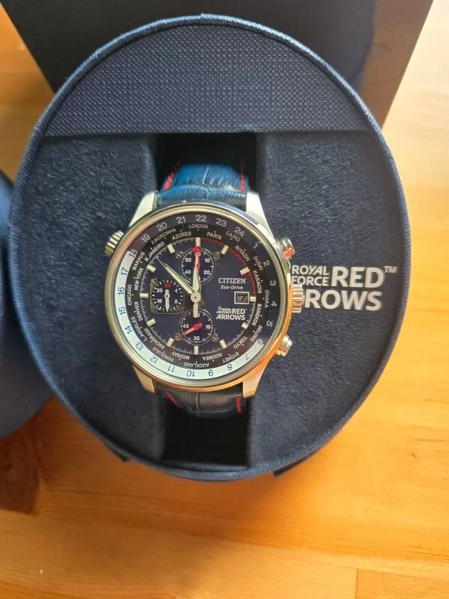 Citizen Eco-Drive Red Arrows Chronograph ,Boxed with Papers - Image 1