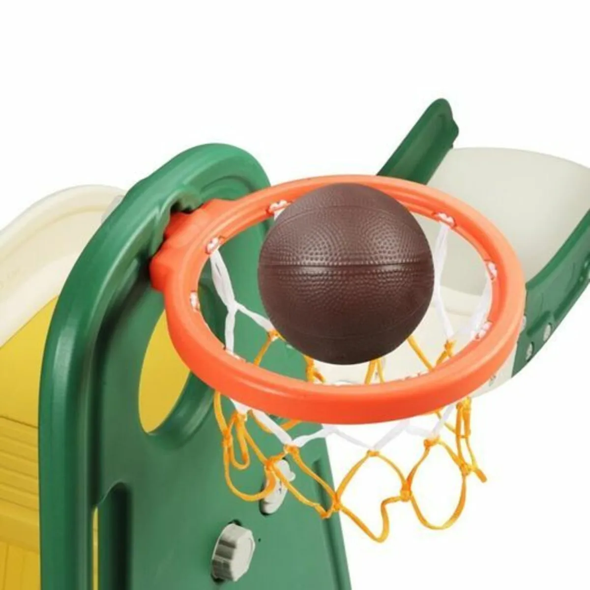Children's Slide Swing Basketball hoop rounded cor - Image 2