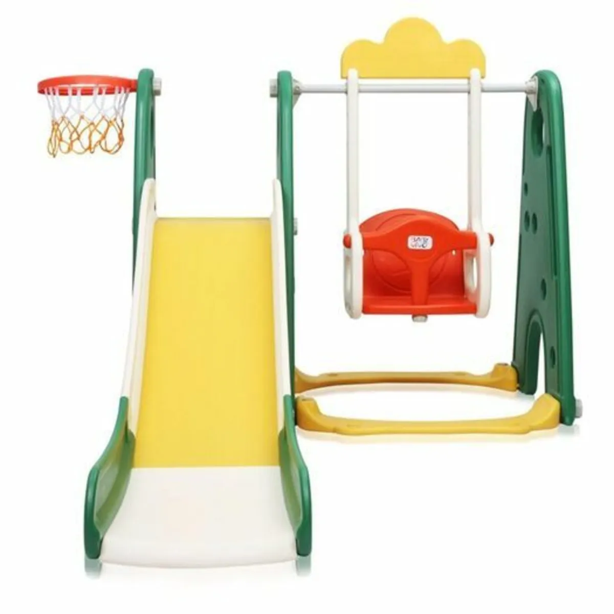 Children's Slide Swing Basketball hoop rounded cor - Image 3