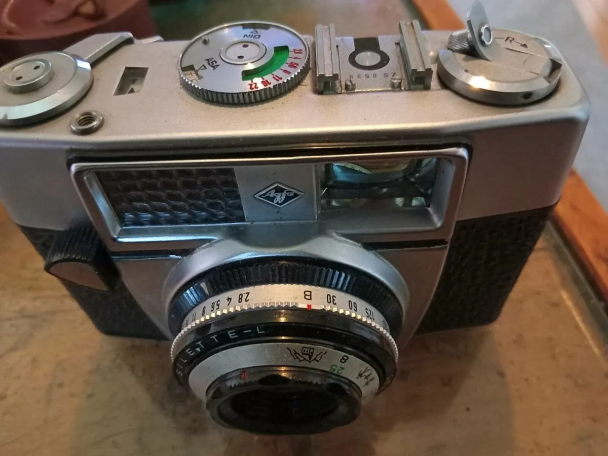 agfa silette L camera  1962 in leather case - Image 4