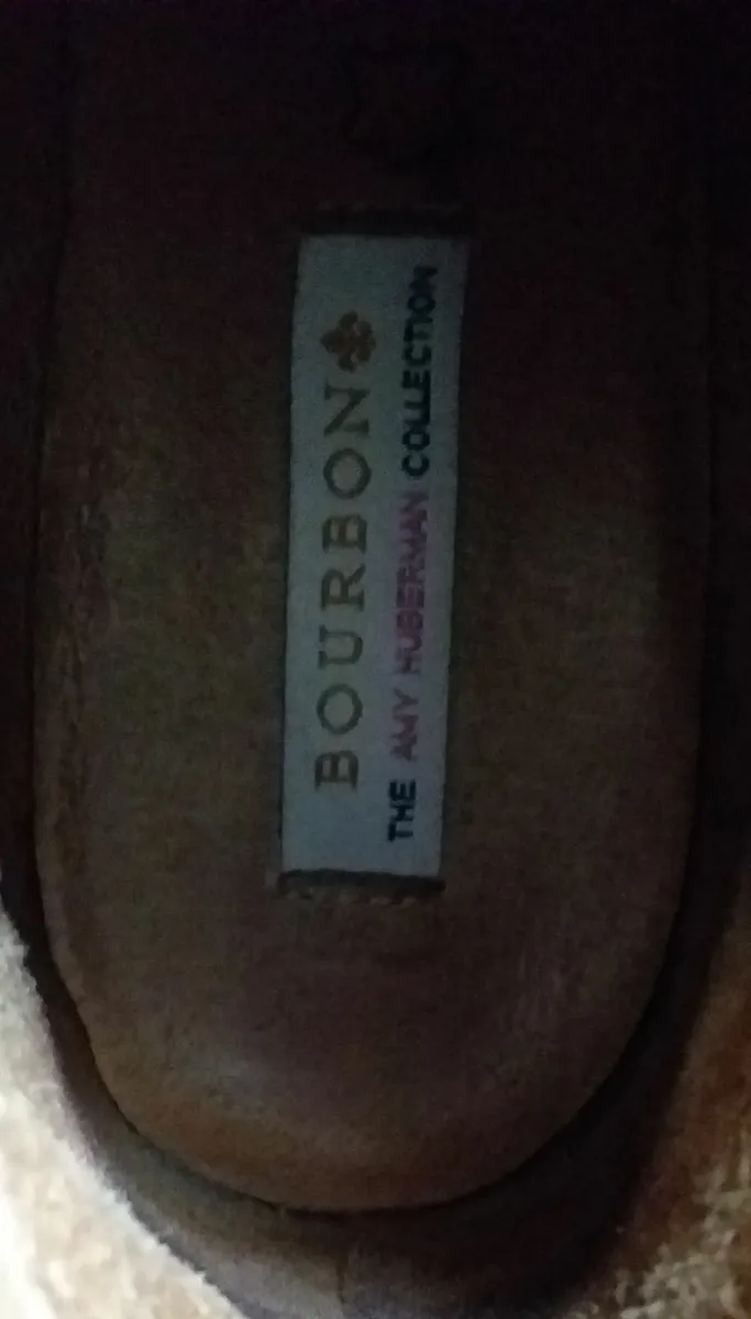 LADIES BOURBON TANNED CHELSEA  BOOTS-SIZE 6UK/EU39 - Image 2