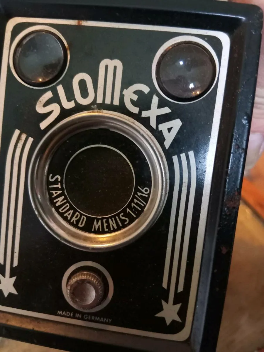 vintage slomexa camera in canvas bag - Image 4