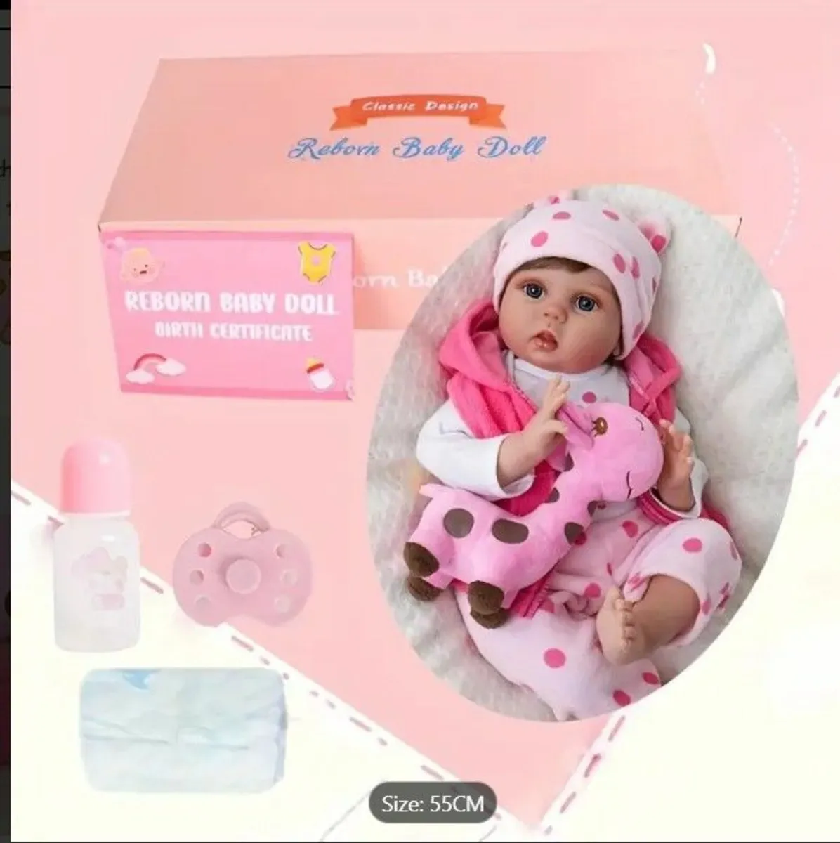 22 Inch Reborn Baby Doll - Image 2