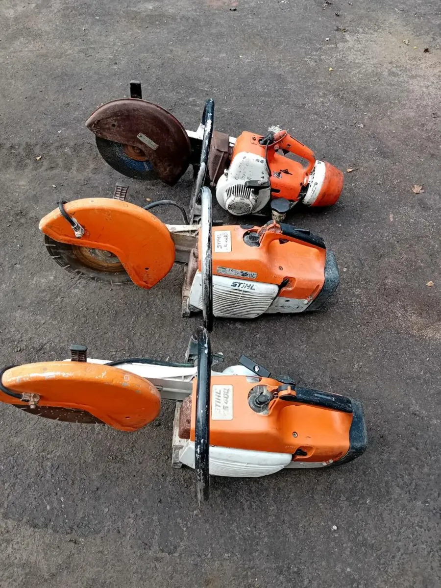 2 x Ts400 Stihl Consaws 1 x Ts380 Stihl Consaw - Image 1