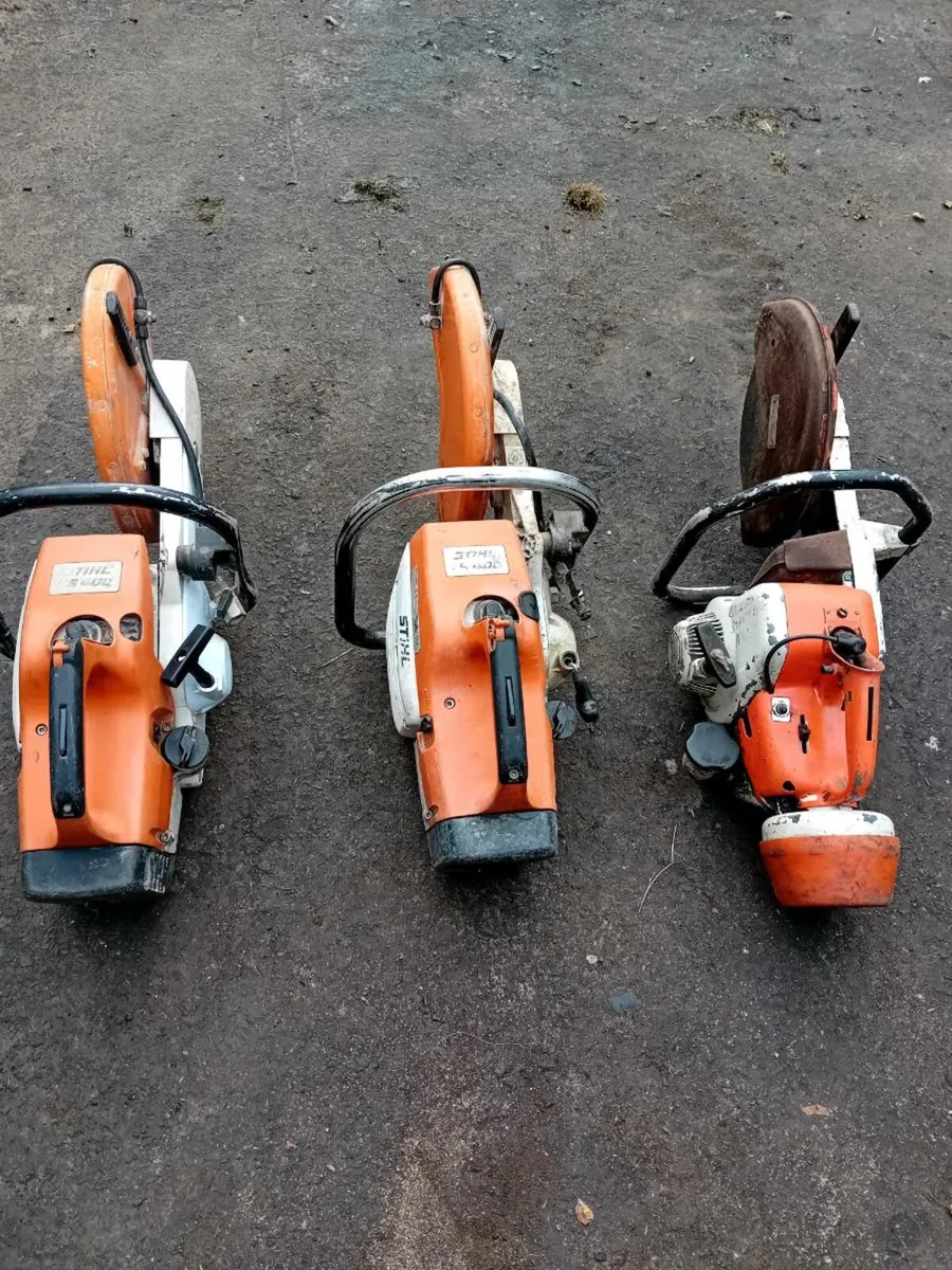 2 x Ts400 Stihl Consaws 1 x Ts380 Stihl Consaw - Image 2