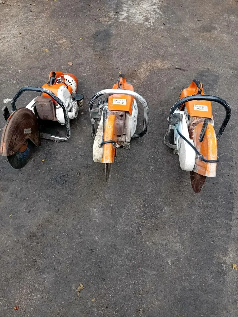 2 x Ts400 Stihl Consaws 1 x Ts380 Stihl Consaw - Image 3